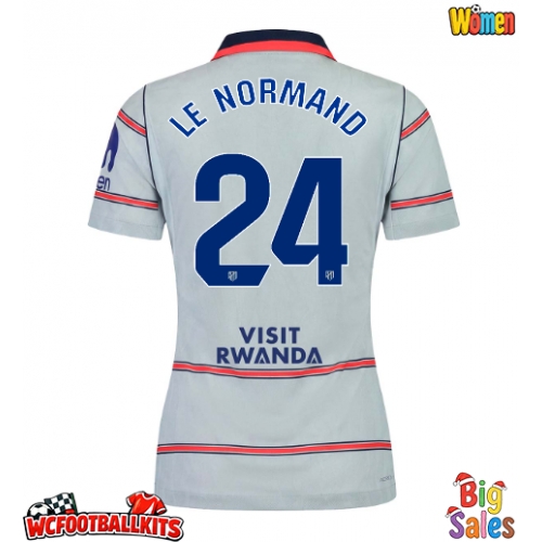 Atletico Madrid Robin Le Normand #24 Replica Third Stadium Shirt for Women 2026-27 Short Sleeve